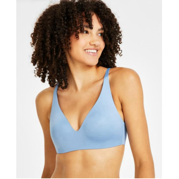 GAP GapBody Women's 34DD Blue Everyday Essentials Wireless Bra NWT - Picture 1 of 7